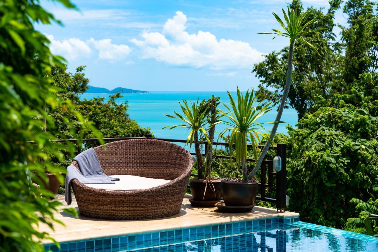 Balinese Style Pool With Panoramic Sea View Villa
