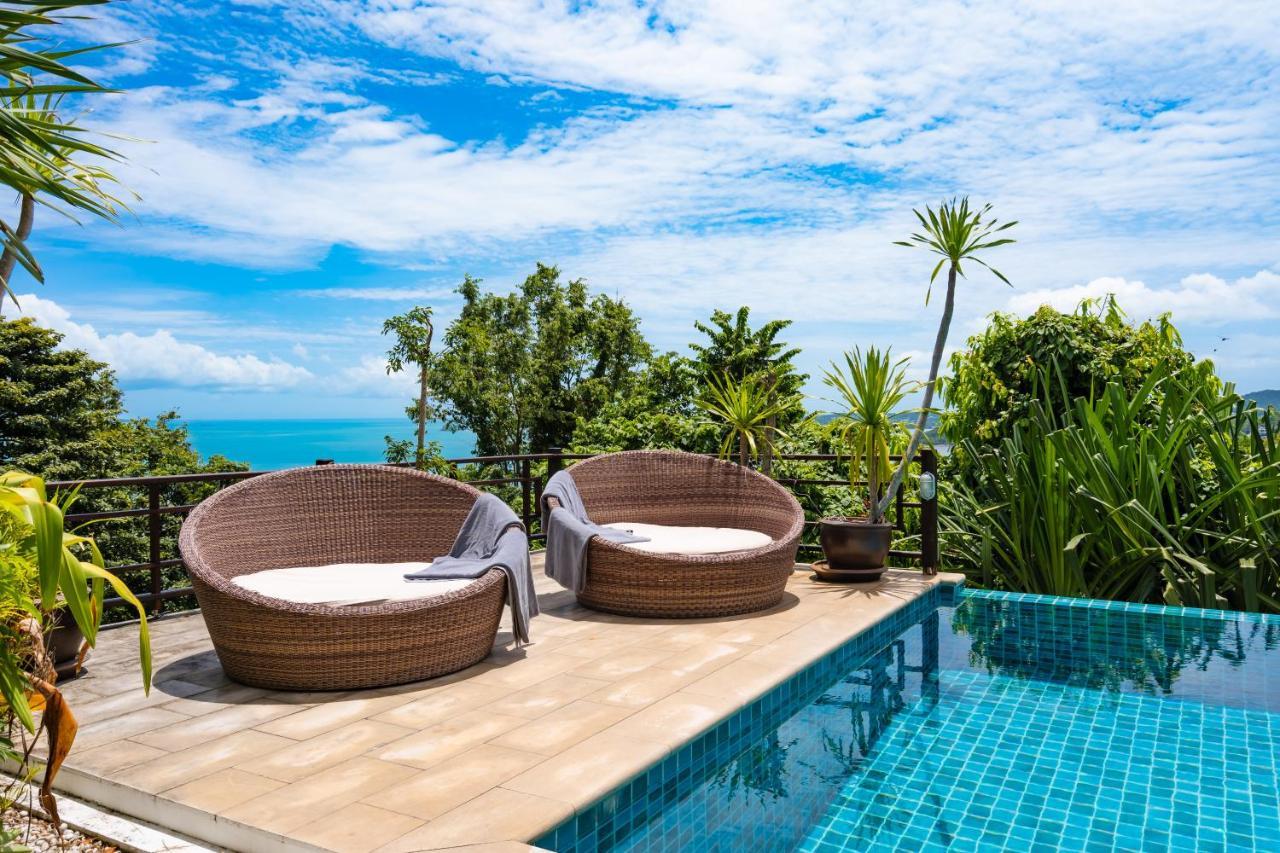 Villa Balinese Style Pool With Panoramic Sea View Koh Samui