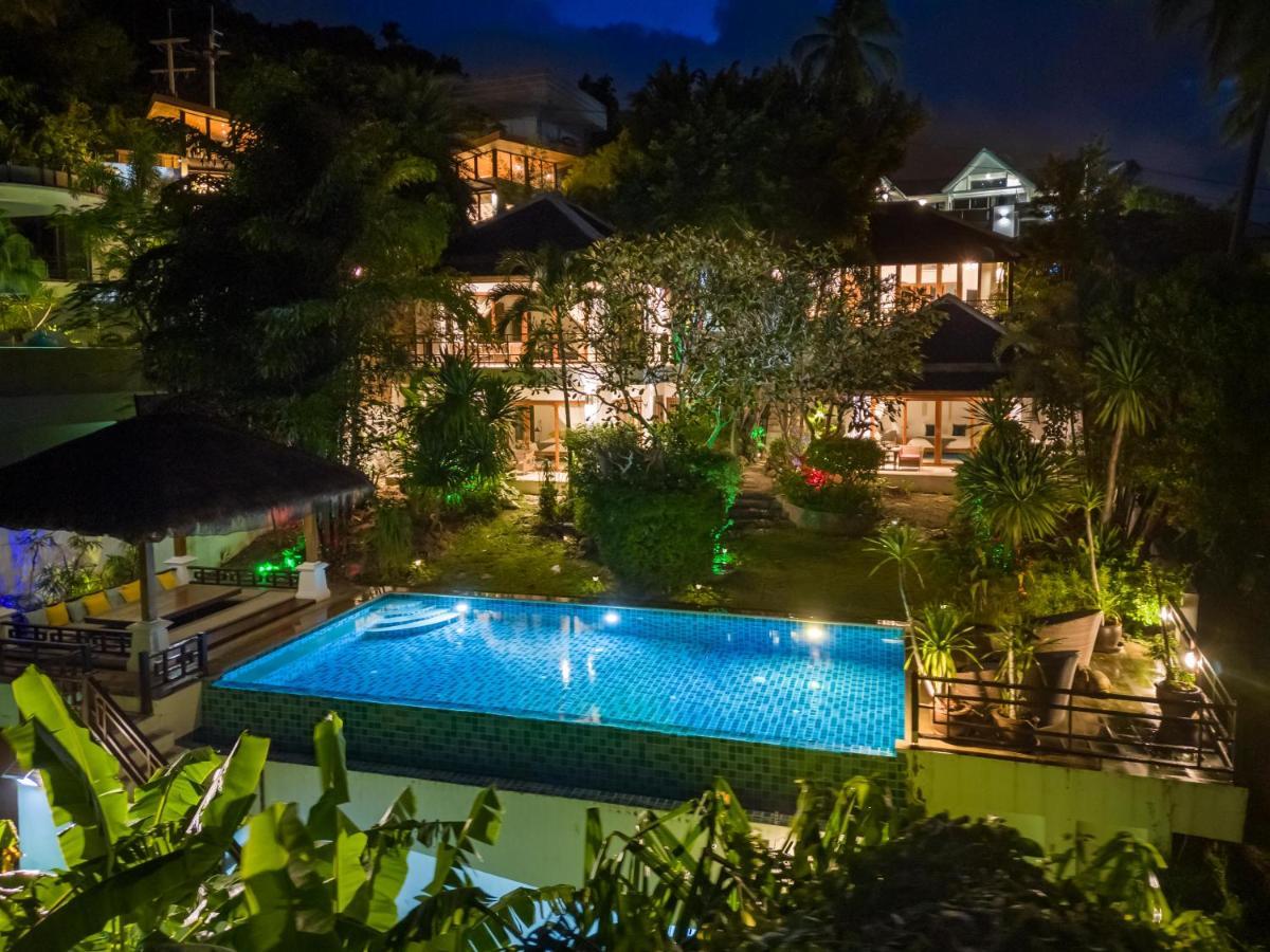 Balinese Style Pool With Panoramic Sea View Villa Koh Samui